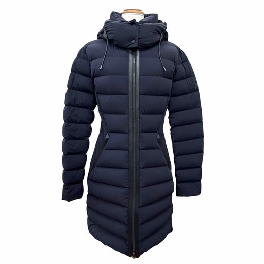 Great MACKAGE down coat FARREN Logo patch, leather trim, hooded M 11122606-2A