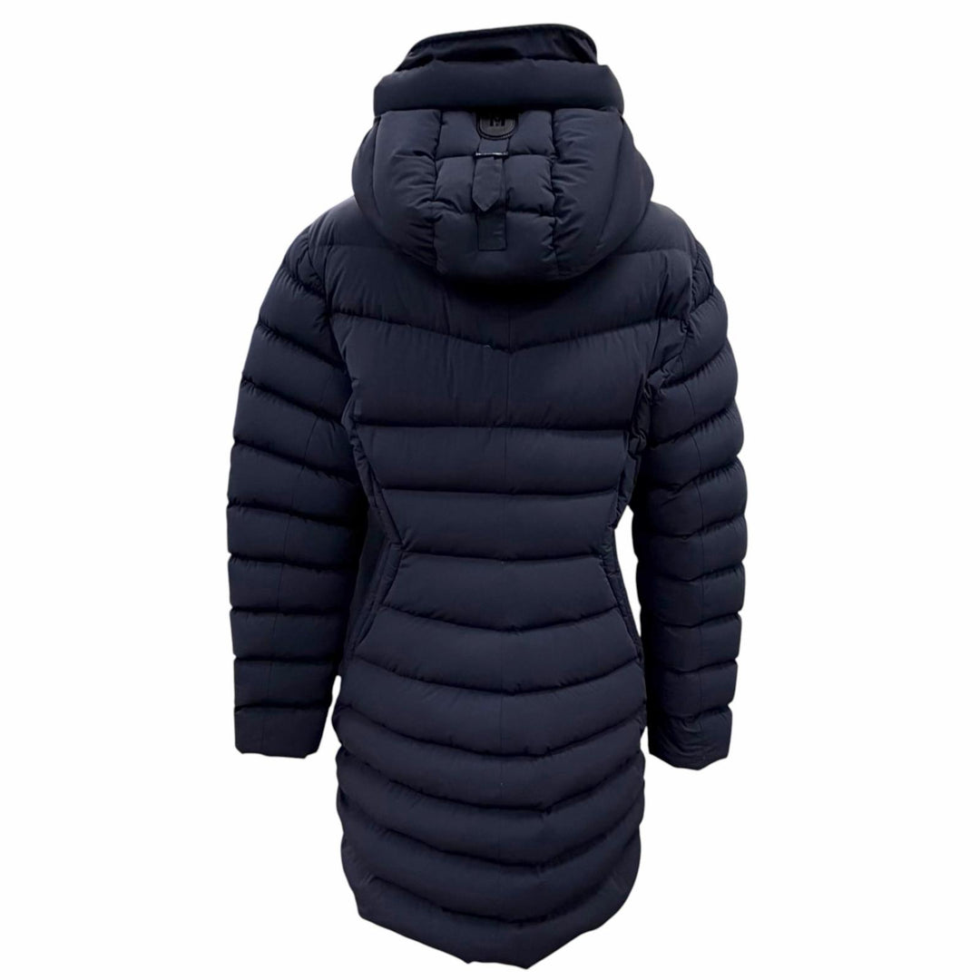 Great MACKAGE down coat FARREN Logo patch, leather trim, hooded M 11122606-2A
