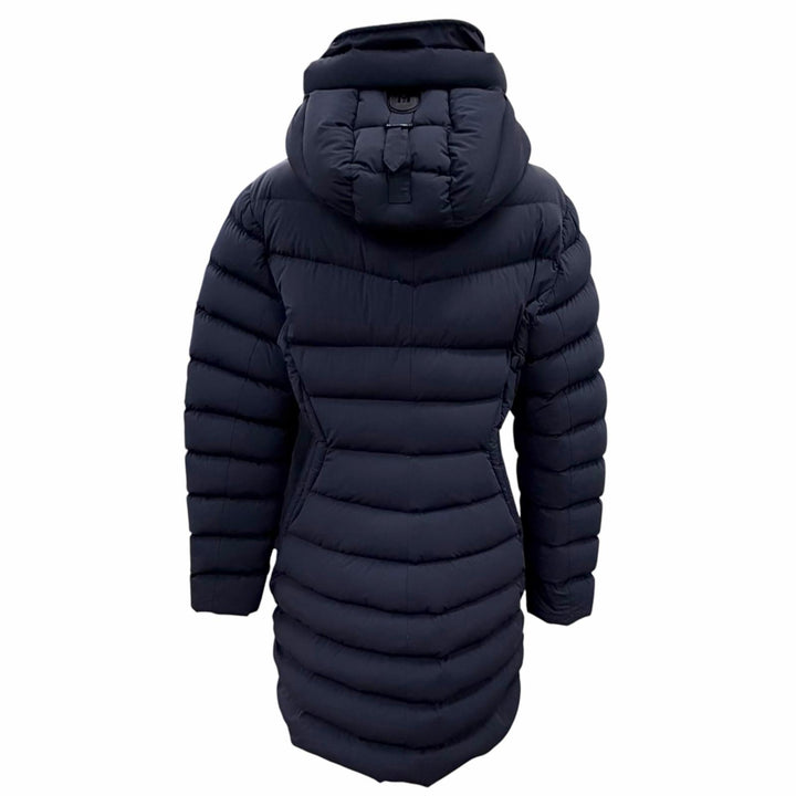 Great MACKAGE down coat FARREN Logo patch, leather trim, hooded M 11122606-2A