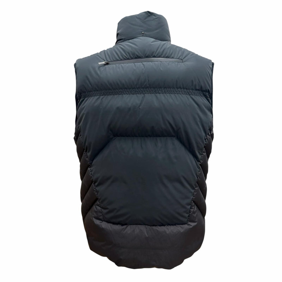 Excellent MONCLER Down vest AIRE black polyester mens 3
