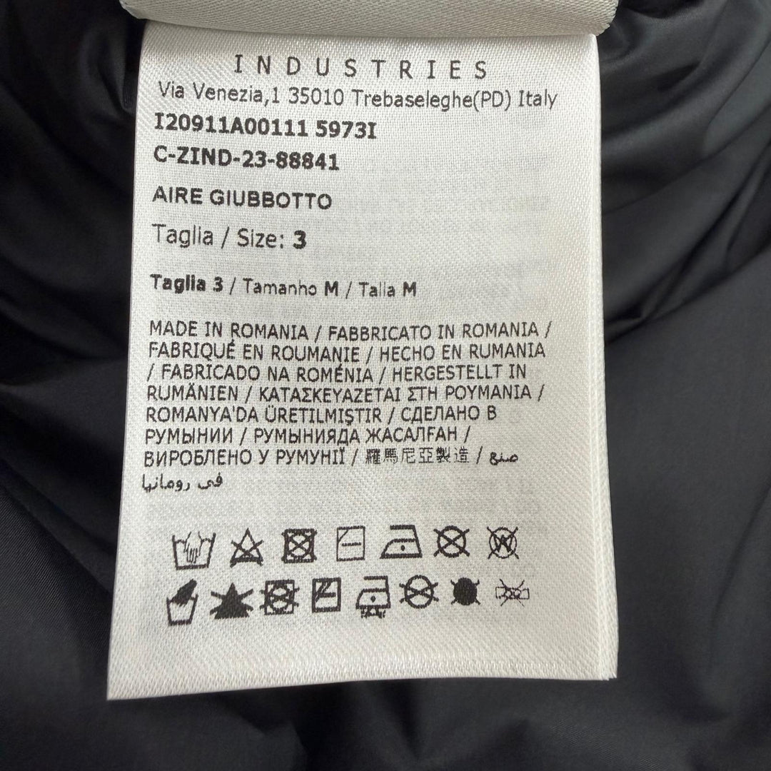 Excellent MONCLER Down vest AIRE black polyester mens 3