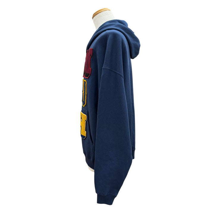 Discounted Great AMBUSH hoodie Logo patch hooded zip-up blue cotton mens S 12115453