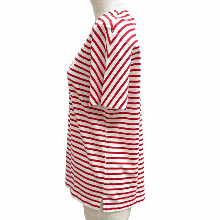 Pristine PRADA Short sleeve T-shirt Red cotton Women XS 3590A S221 103D