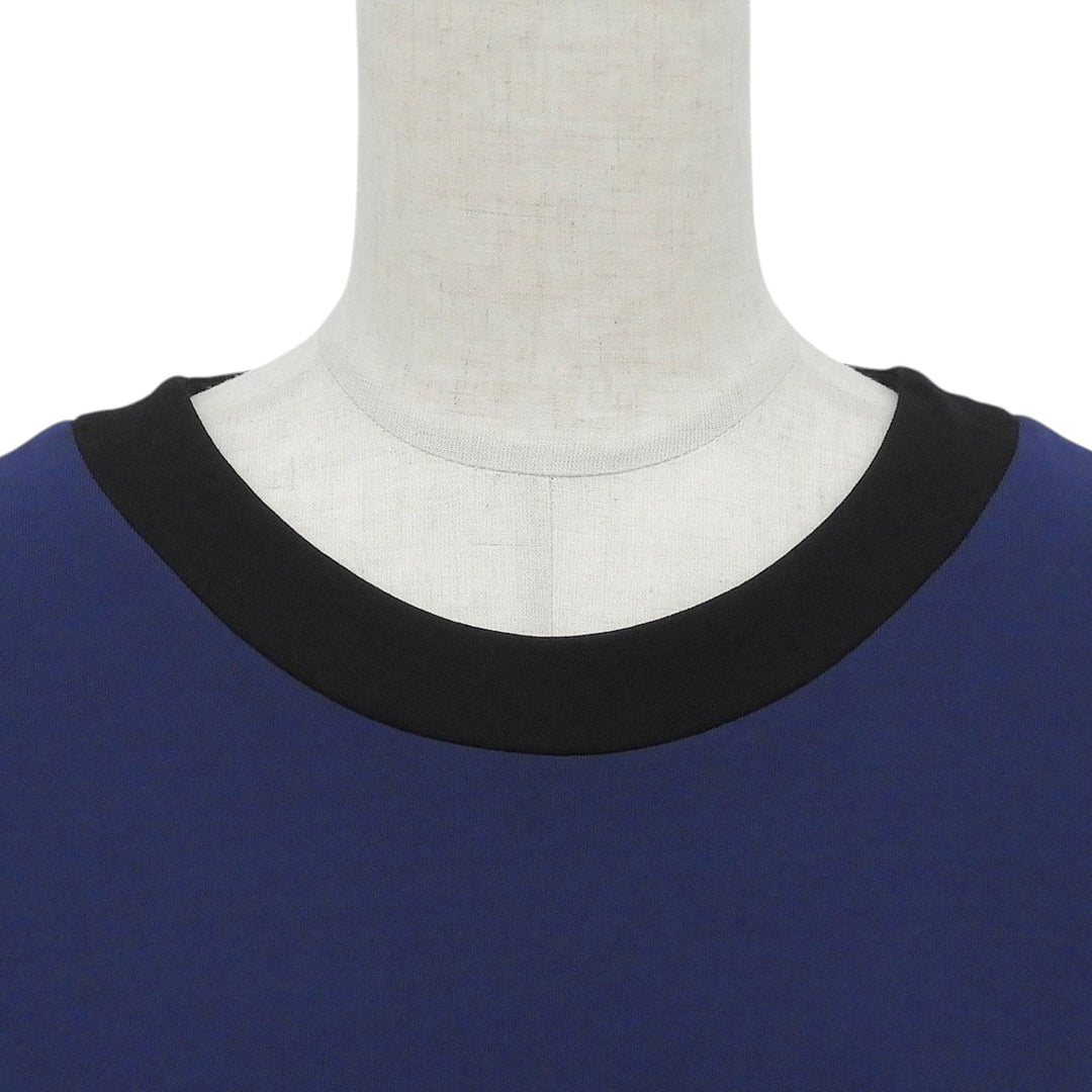 Excellent GUCCI one piece Two-tone crew neck short-sleeve shirt Women M 422665