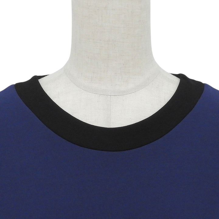 Excellent GUCCI one piece Two-tone crew neck short-sleeve shirt Women M 422665