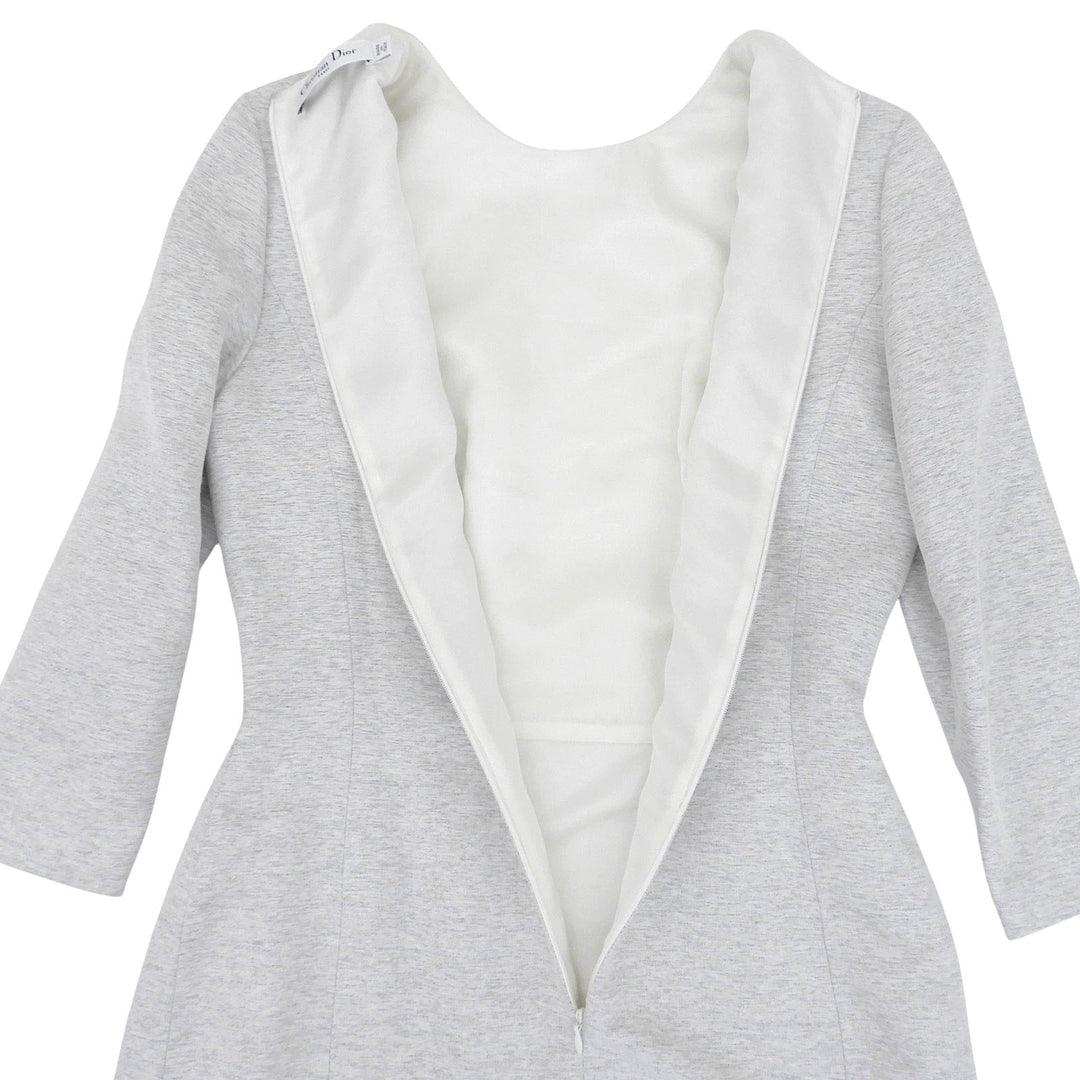 Excellent Christian Dior one piece gray Rayon Women IT 42 5C21669A1712
