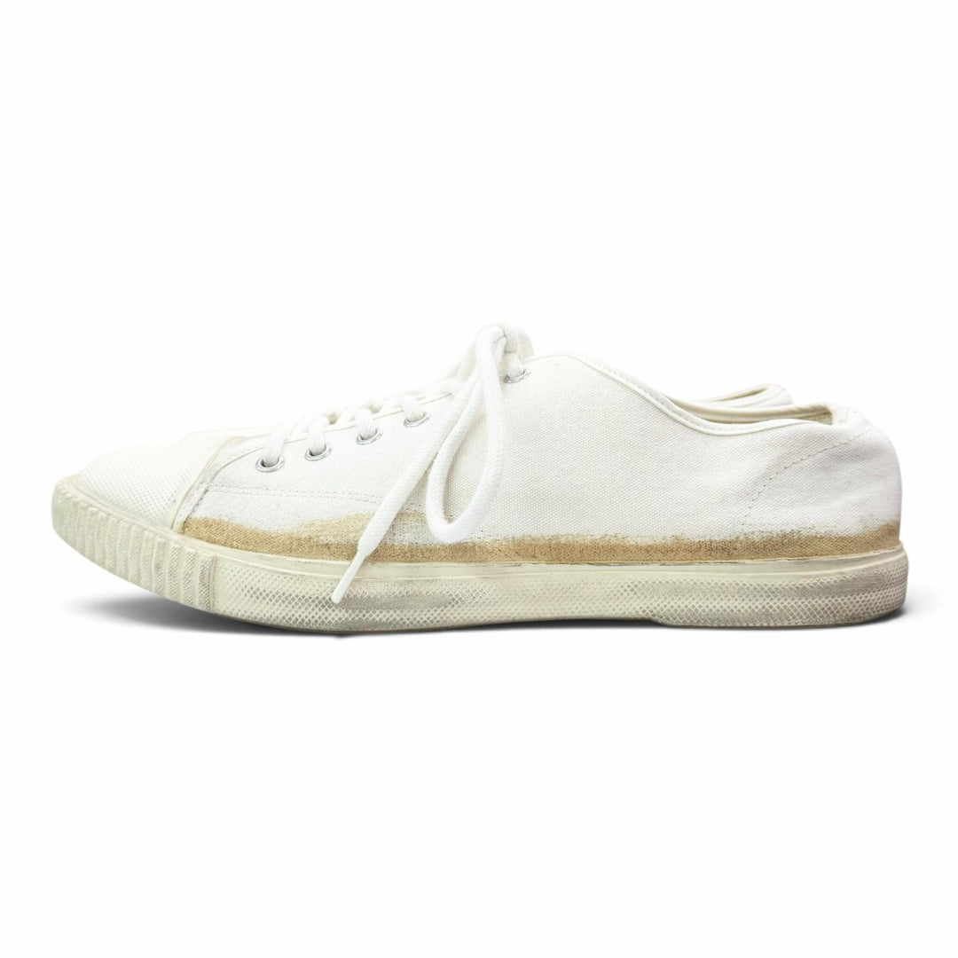 Excellent Maison Margiela Low cut sneakers REPLICA Vintage Processing white