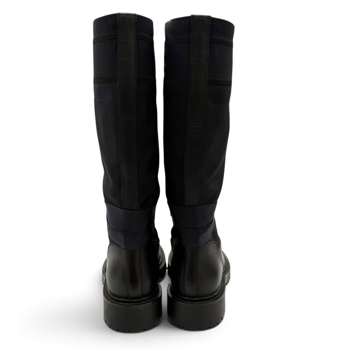 Pristine Christian Dior Knee-high boots D-MAJOR With logo Dark navy Women 36.5