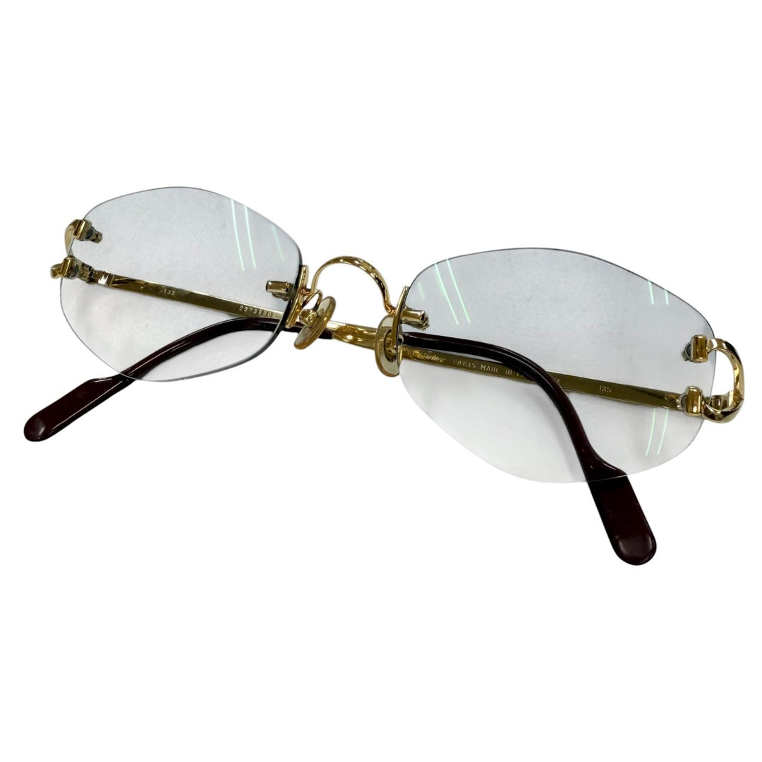 Great Cartier sunglasses 2C decor gold ー mens