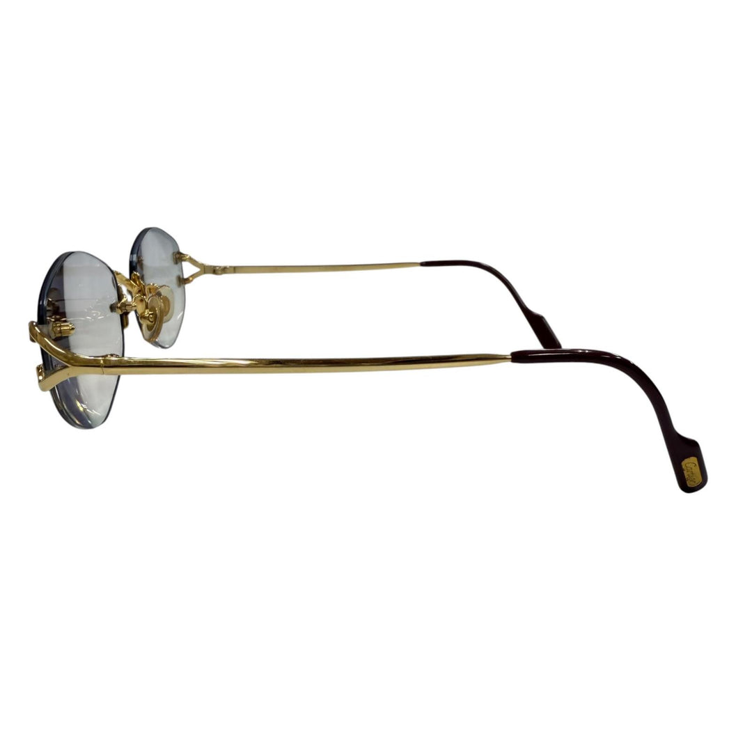Great Cartier sunglasses 2C decor gold ー mens