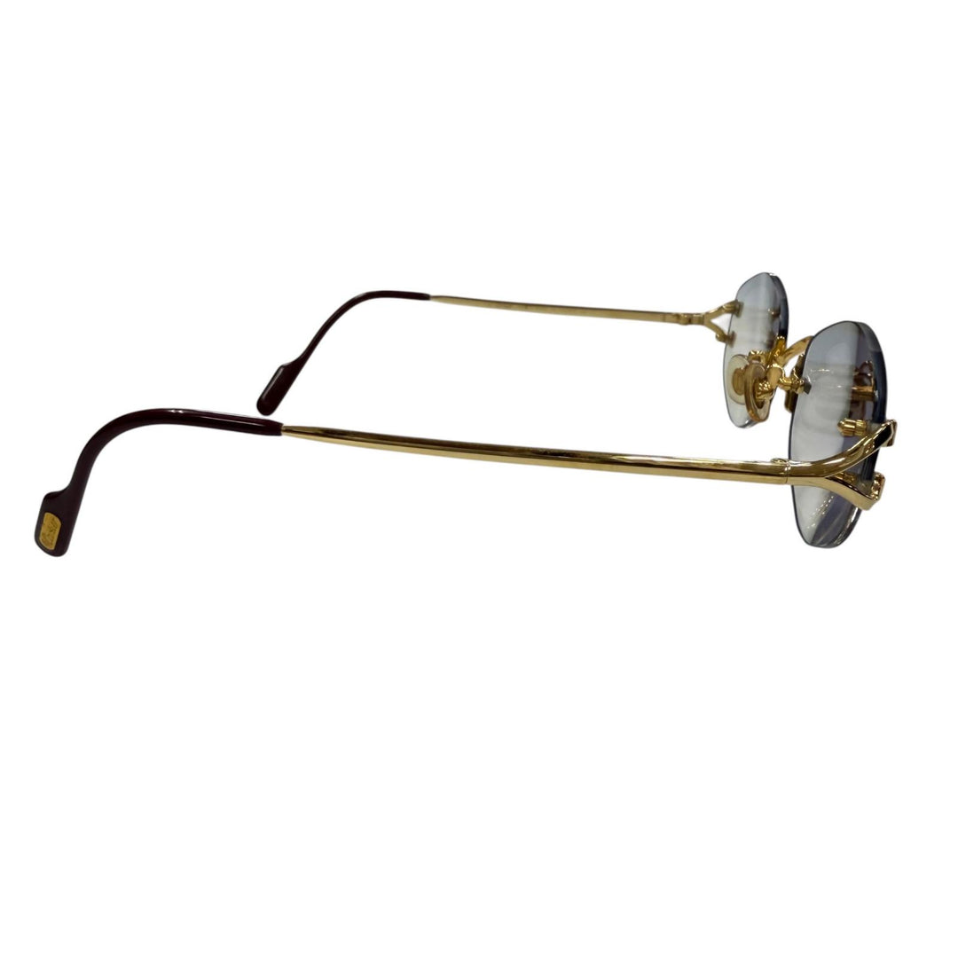 Great Cartier sunglasses 2C decor gold ー mens