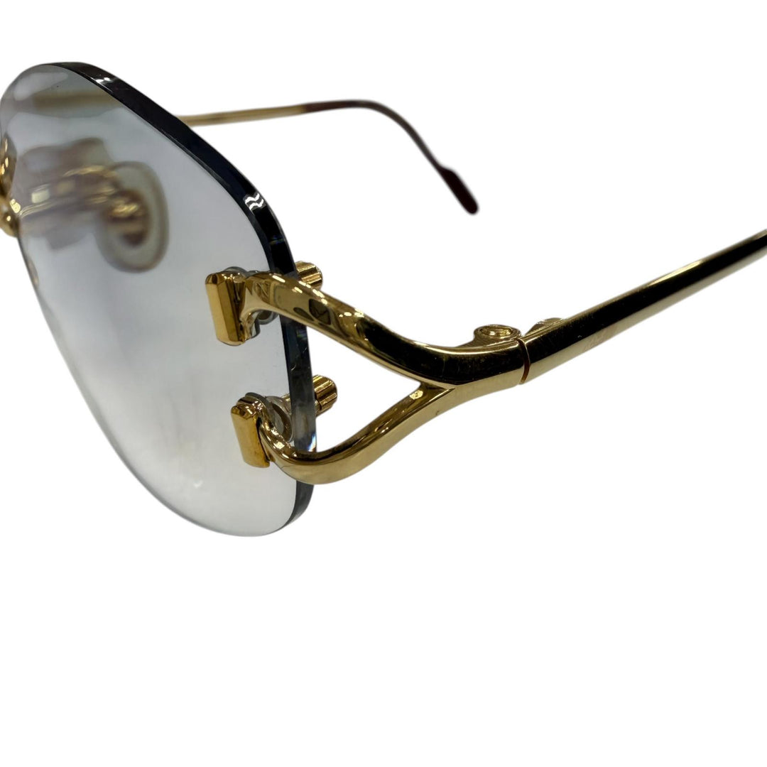 Great Cartier sunglasses 2C decor gold ー mens