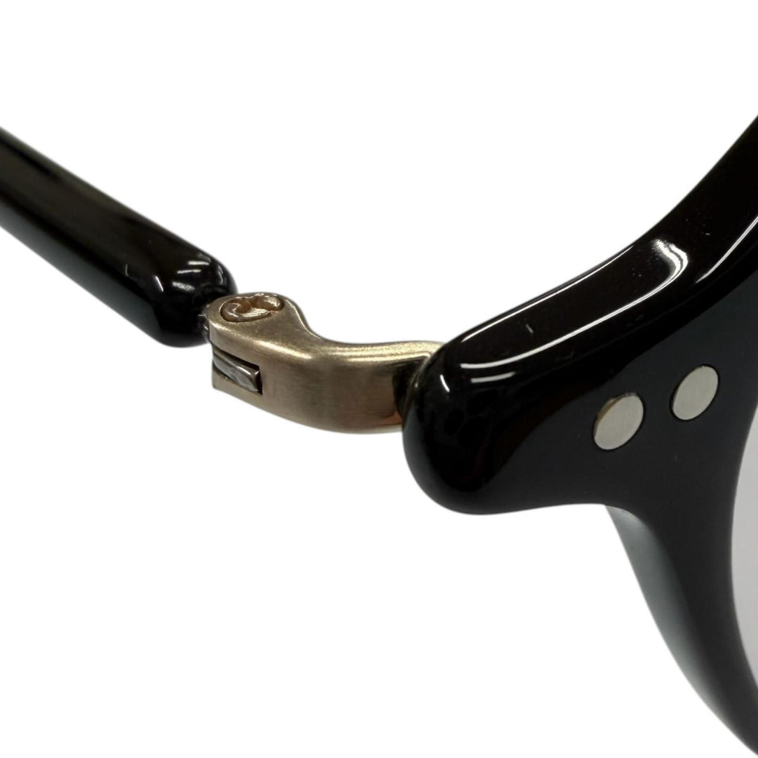 Excellent KANEKO OPTICAL Glasses Color lense black mens KS-025