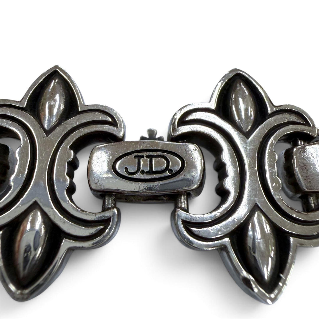 Great Justin Davis bracelet BIG FDL M crown Silver 925 mens