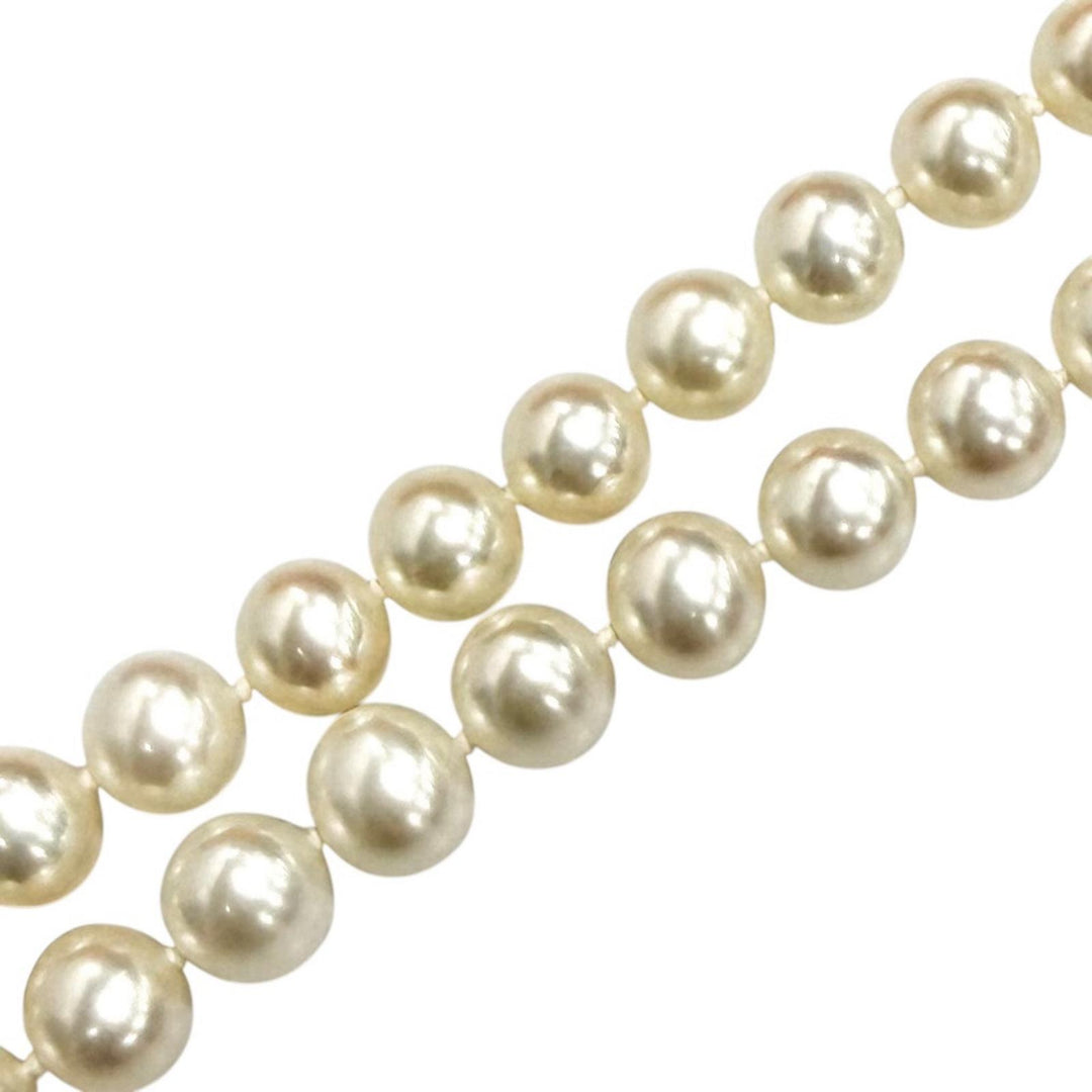 Excellent TIFFANY&Co. Necklace long pearl White system Pearl Women