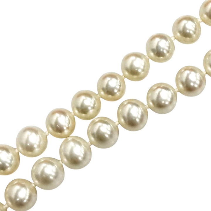 Excellent TIFFANY&Co. Necklace long pearl White system Pearl Women