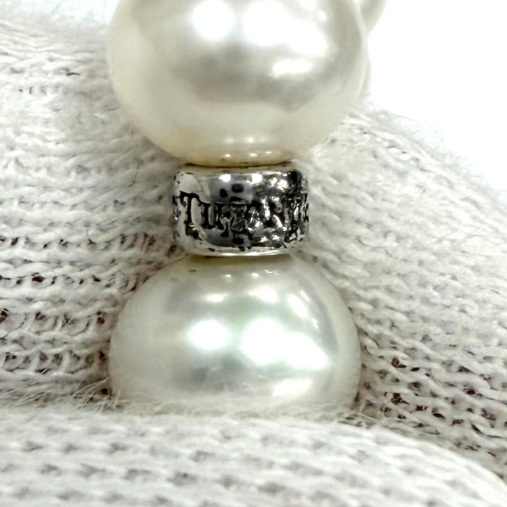 Excellent TIFFANY&Co. Necklace long pearl White system Pearl Women