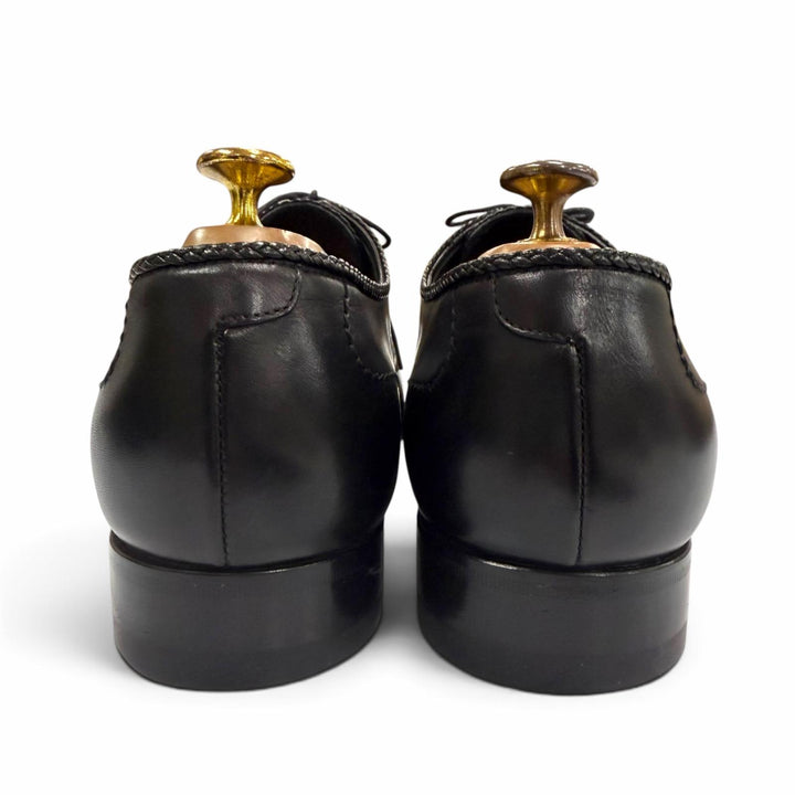 Pristine LOUIS VUITTON Leather shoes Straight tip, lace-up, inner wing black 7