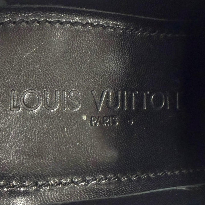 Pristine LOUIS VUITTON Leather shoes Straight tip, lace-up, inner wing black 7