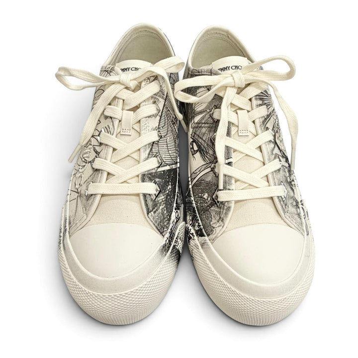 Pristine JIMMY CHOO Pretty Guardian Sailor Moon Palma Maxi Sneakers 38.5