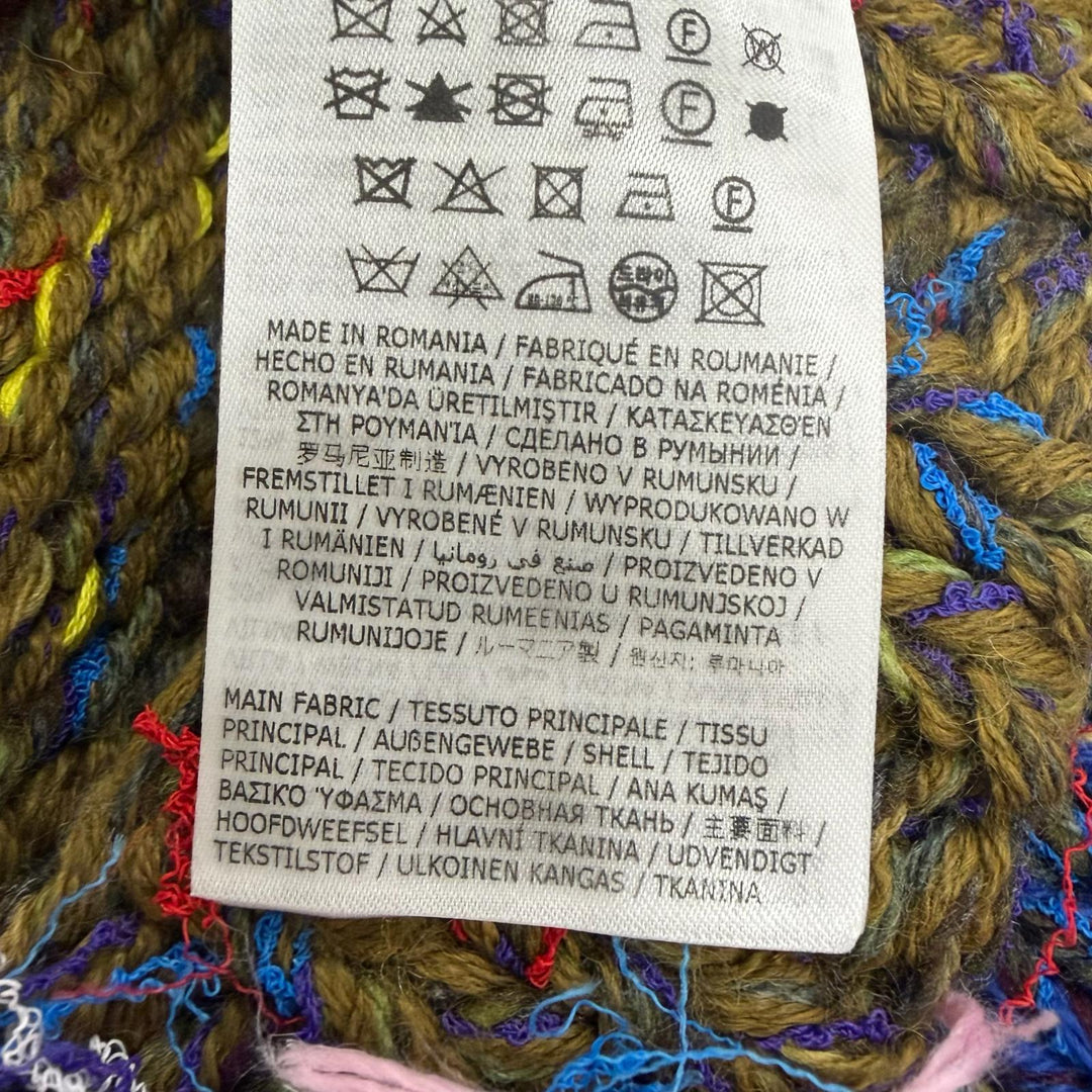 Excellent Maison Margiela 10 knit Handmade Knit Sweater multicolor wool mens