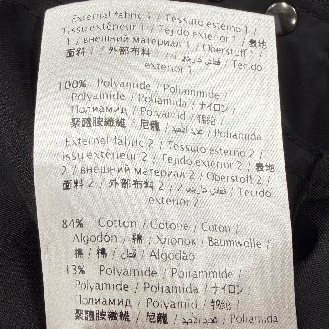 Great VALENTINO Bomber jacket black Nylon mens 46 MV3CI1602KP
