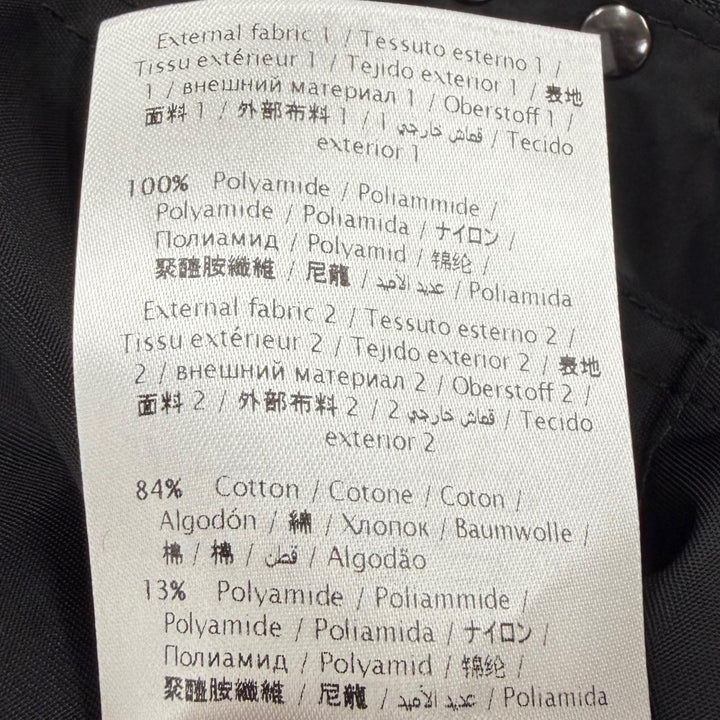Great VALENTINO Bomber jacket black Nylon mens 46 MV3CI1602KP