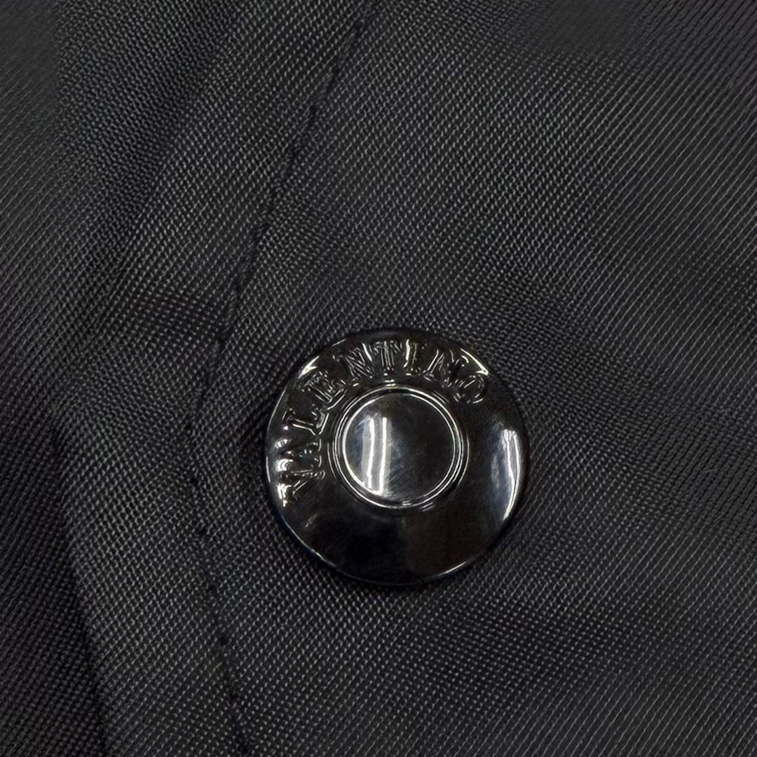 Great VALENTINO Bomber jacket black Nylon mens 46 MV3CI1602KP