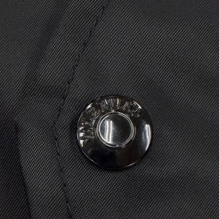 Great VALENTINO Bomber jacket black Nylon mens 46 MV3CI1602KP