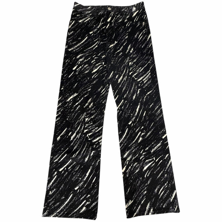 Excellent MARNI Pants Crayon Flocked Velvet Straight Pants brushed fabric black