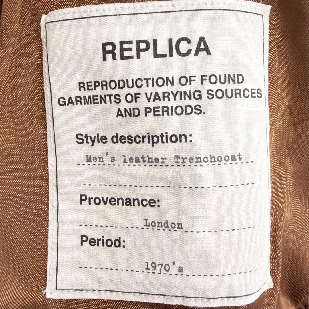 Excellent Maison Margiela 10 trench coat REPLICA Double-breasted Brown