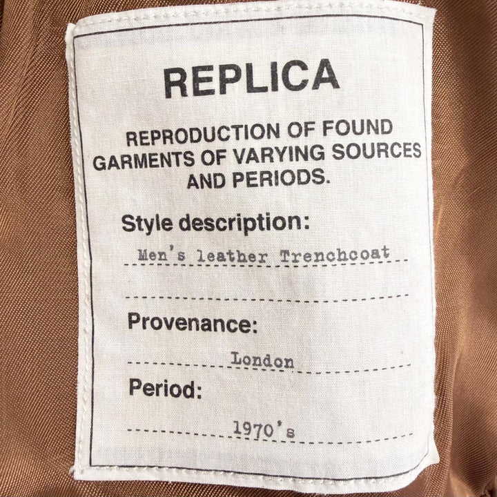 Excellent Maison Margiela 10 trench coat REPLICA Double-breasted Brown