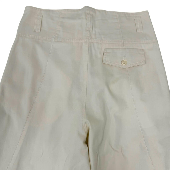 Discounted Great Maison Margiela 10 Pants Side-stripe chino pants Ivory cotton