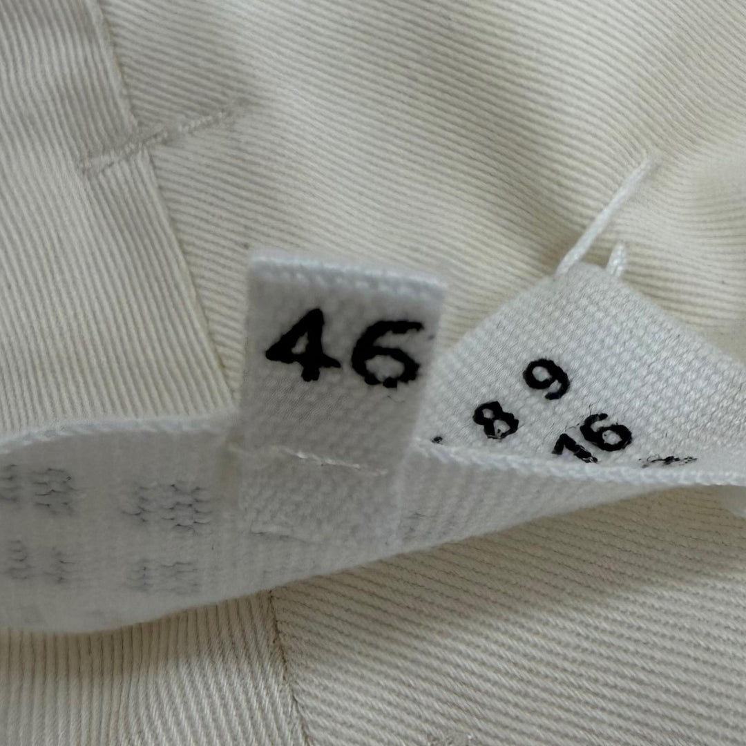 Discounted Great Maison Margiela 10 Pants Side-stripe chino pants Ivory cotton