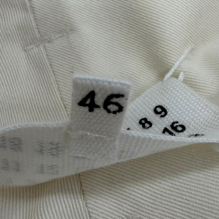Discounted Great Maison Margiela 10 Pants Side-stripe chino pants Ivory cotton