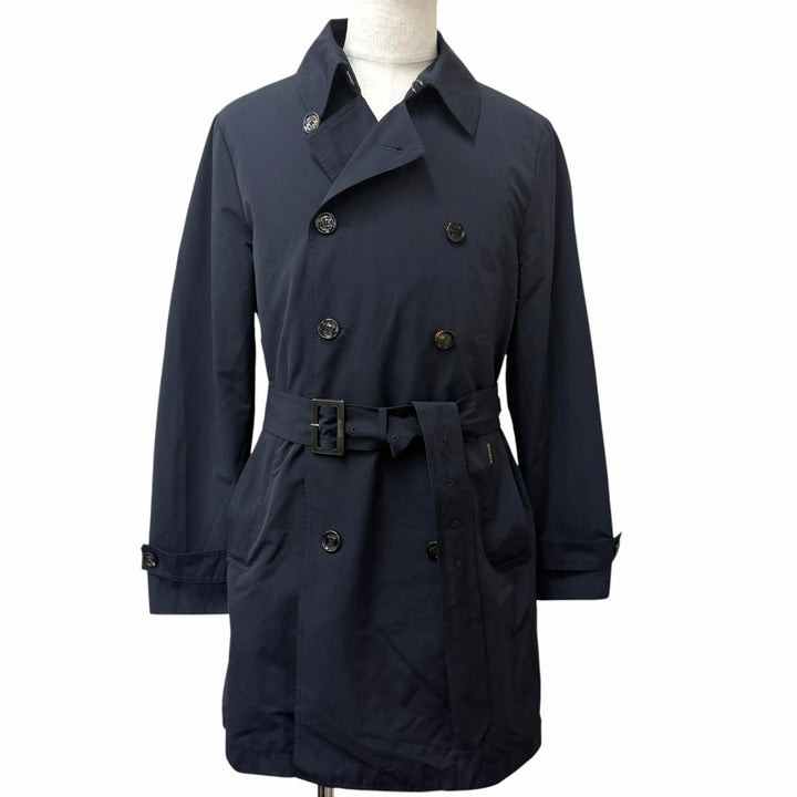 Excellent MOORER trench coat MELFI-WM Logo button Navy cotton mens 50