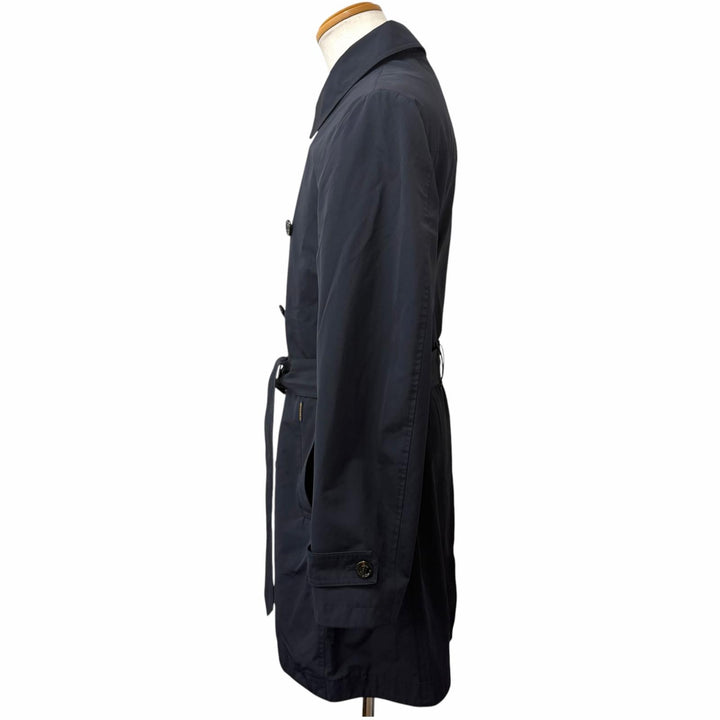 Excellent MOORER trench coat MELFI-WM Logo button Navy cotton mens 50