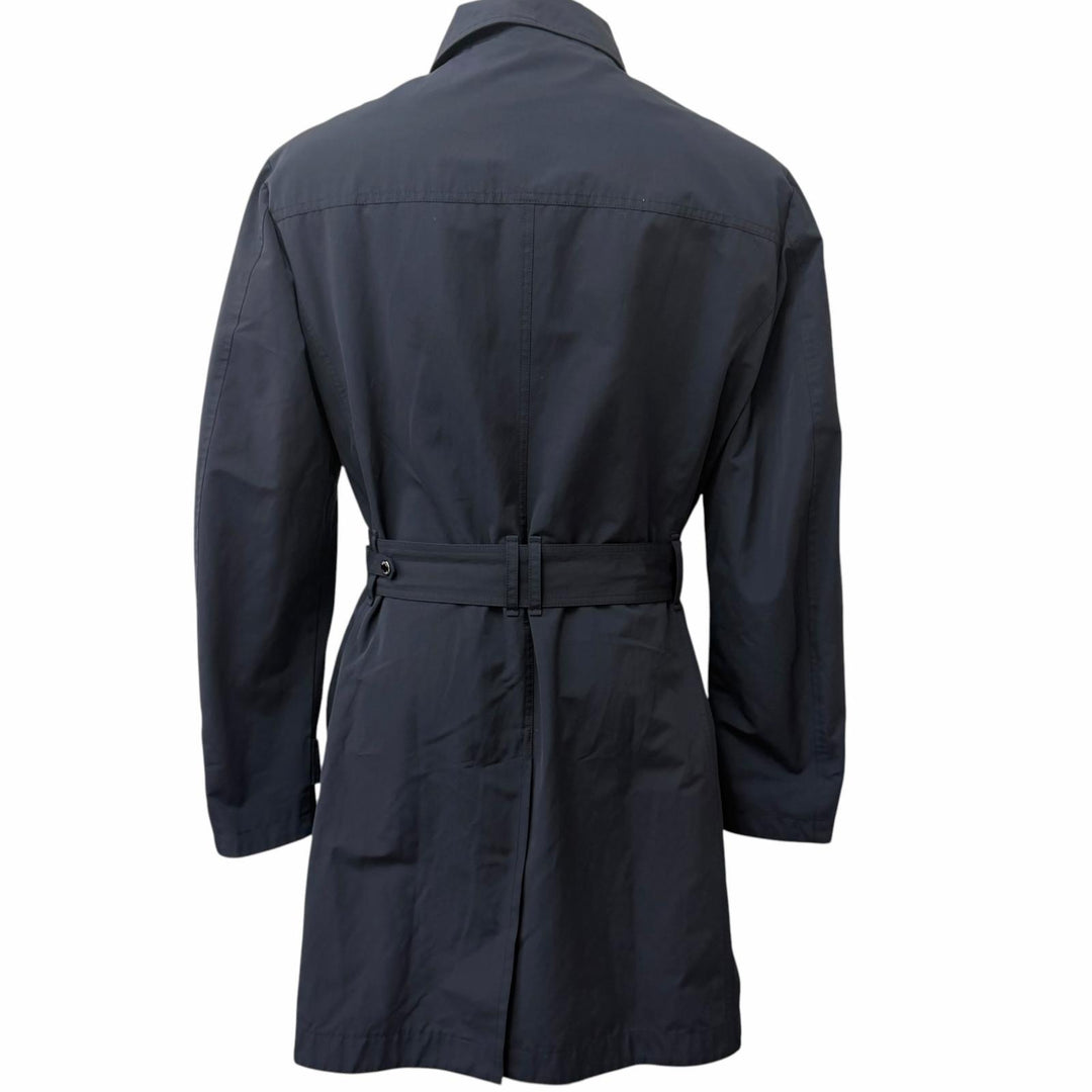 Excellent MOORER trench coat MELFI-WM Logo button Navy cotton mens 50