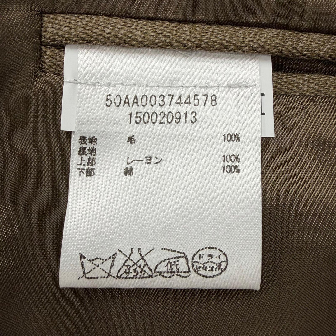 Excellent Maison Margiela 14 Chester coat single khaki wool 46 50AA003744578