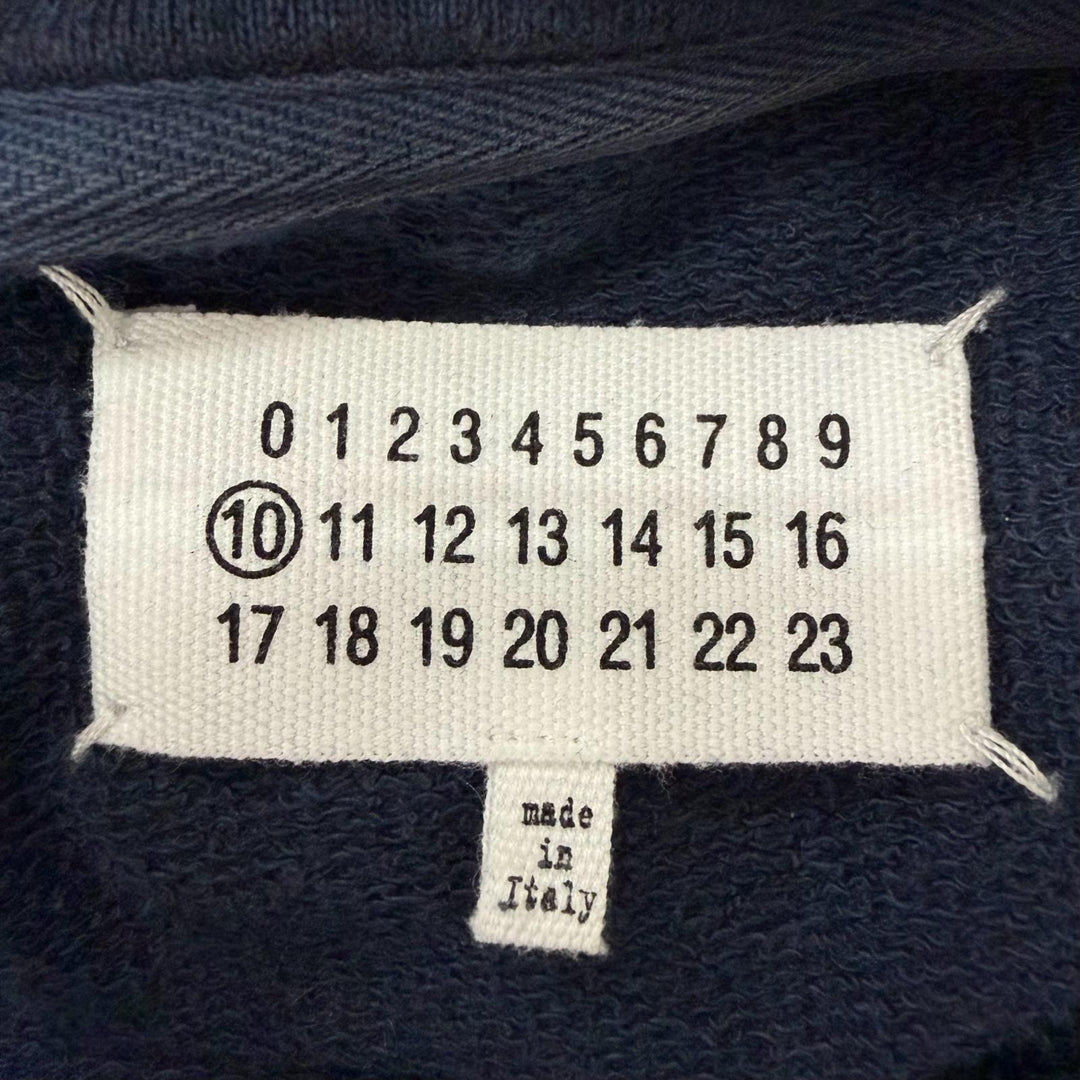 Discounted Great Maison Margiela 10 hoodie Pullover sweatshirt Navy cotton mens 44