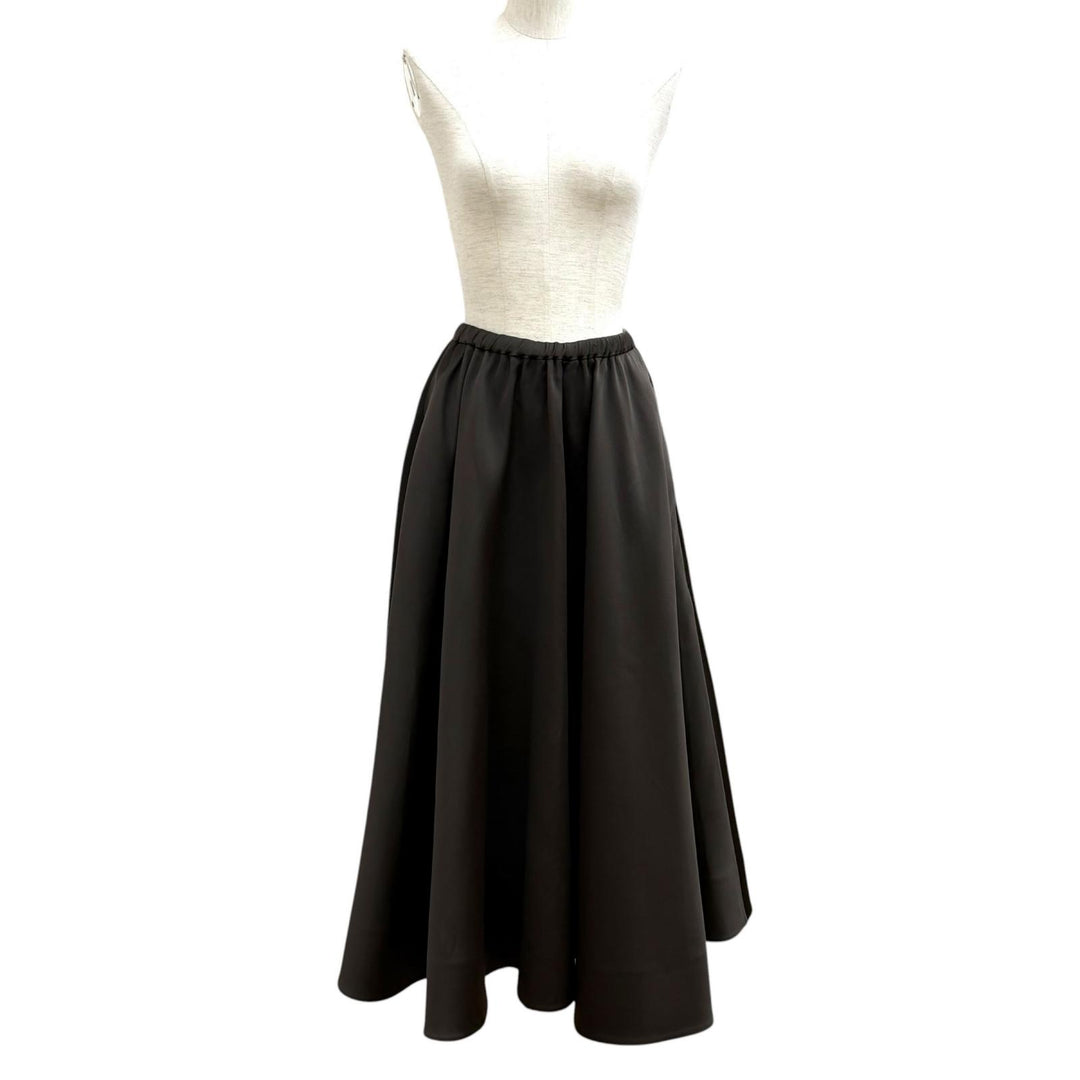 Excellent VALENTINO High-waisted flared long dress polyester 38 2B0RA9V56D1