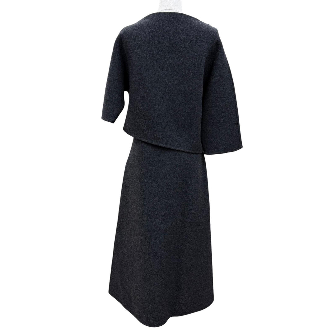 Excellent THE ROW two-piece set Cashmere blend tops and skirts gray wool Women 2
