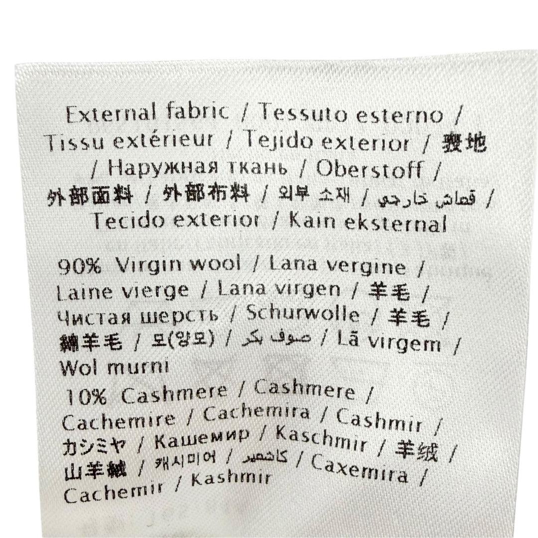 Excellent VALENTINO coat front ribbon. gray wool 40 5B3CA768MA