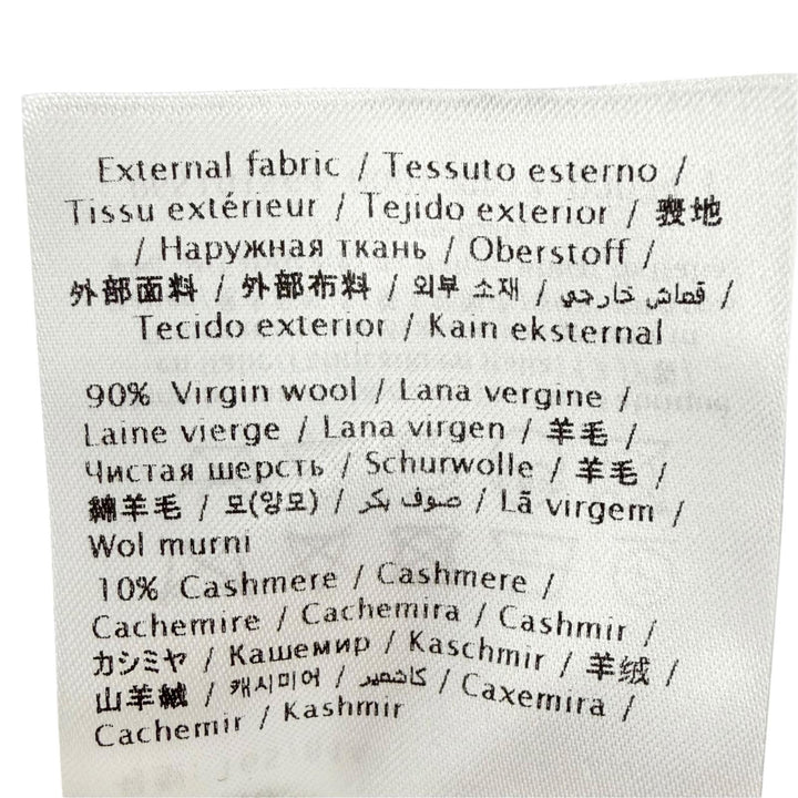 Excellent VALENTINO coat front ribbon. gray wool 40 5B3CA768MA