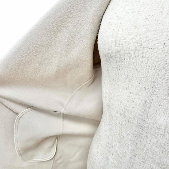 Excellent FILIPPA K coat Alexa Coat belted long light beige wool Women 34 29102