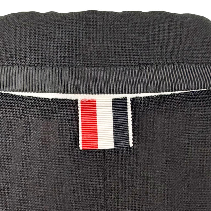 Excellent THOM BROWNE Tricolor striped lining, long coat 40 FOC320B