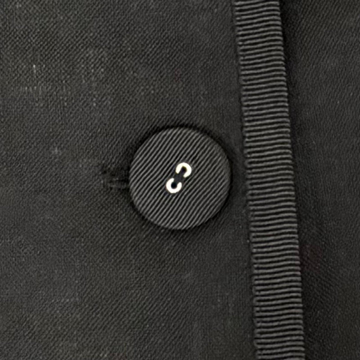 Excellent THOM BROWNE Tricolor striped lining, long coat 40 FOC320B