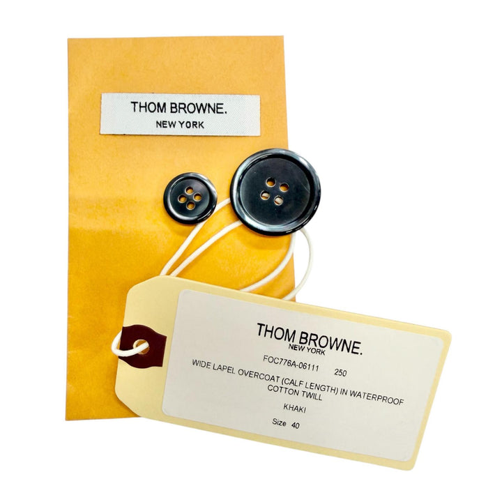 Excellent THOM BROWNE Tricolor striped lining, single-breasted, coat. 40 FOC776A
