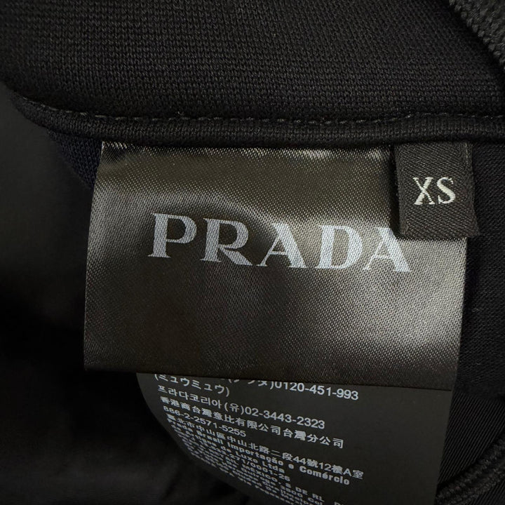 Discounted Great PRADA Pants Nylon-paneled jogger pants (sweatpants) black cotton