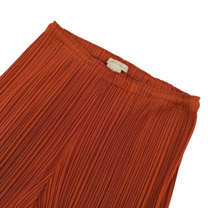 Excellent PLEATS PLEASE two-piece set jacket pants Brown polyester Women